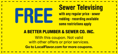 Free Sewer Televising