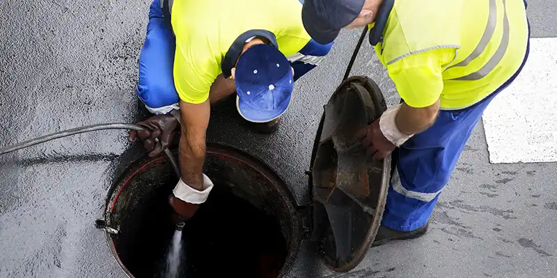 hydro jetting sewer image